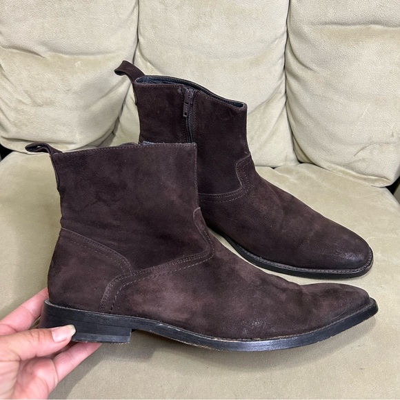 Gordon Rush Other - Gordon Rush Chocolate Nubuck Leather Bowery Boot 8